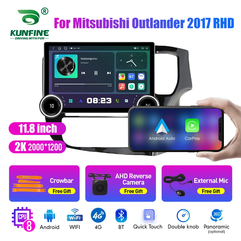 11.8 Inch 2K Double Knobs 2 Din Car Radio For Honda Outlander 2017 Car Radio DVD Multimedia Video Player Android Auto Carplay
11.8 Inch 2K Double Knobs 2 Din Car Radio For Honda Outlander 2017 Car Radio DVD Multimedia Video Player Android Auto Carplay