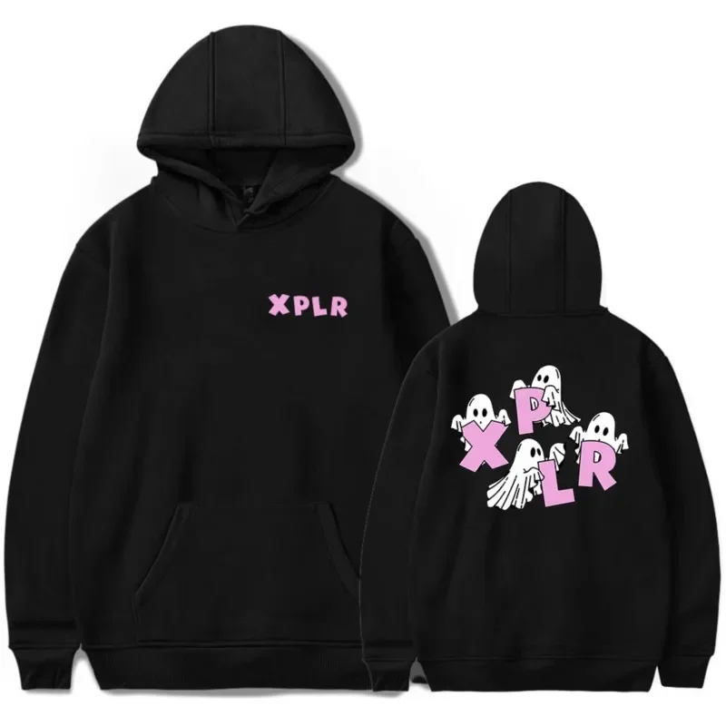 Xplr - Men's and women's long sleeved hooded sweatshirts unisex streetwear hip-hop style ghost print Sam's and Colby Merch
Xplr - Men's and women's long sleeved hooded sweatshirts unisex streetwear hip-hop style ghost print Sam's and Colby Merch