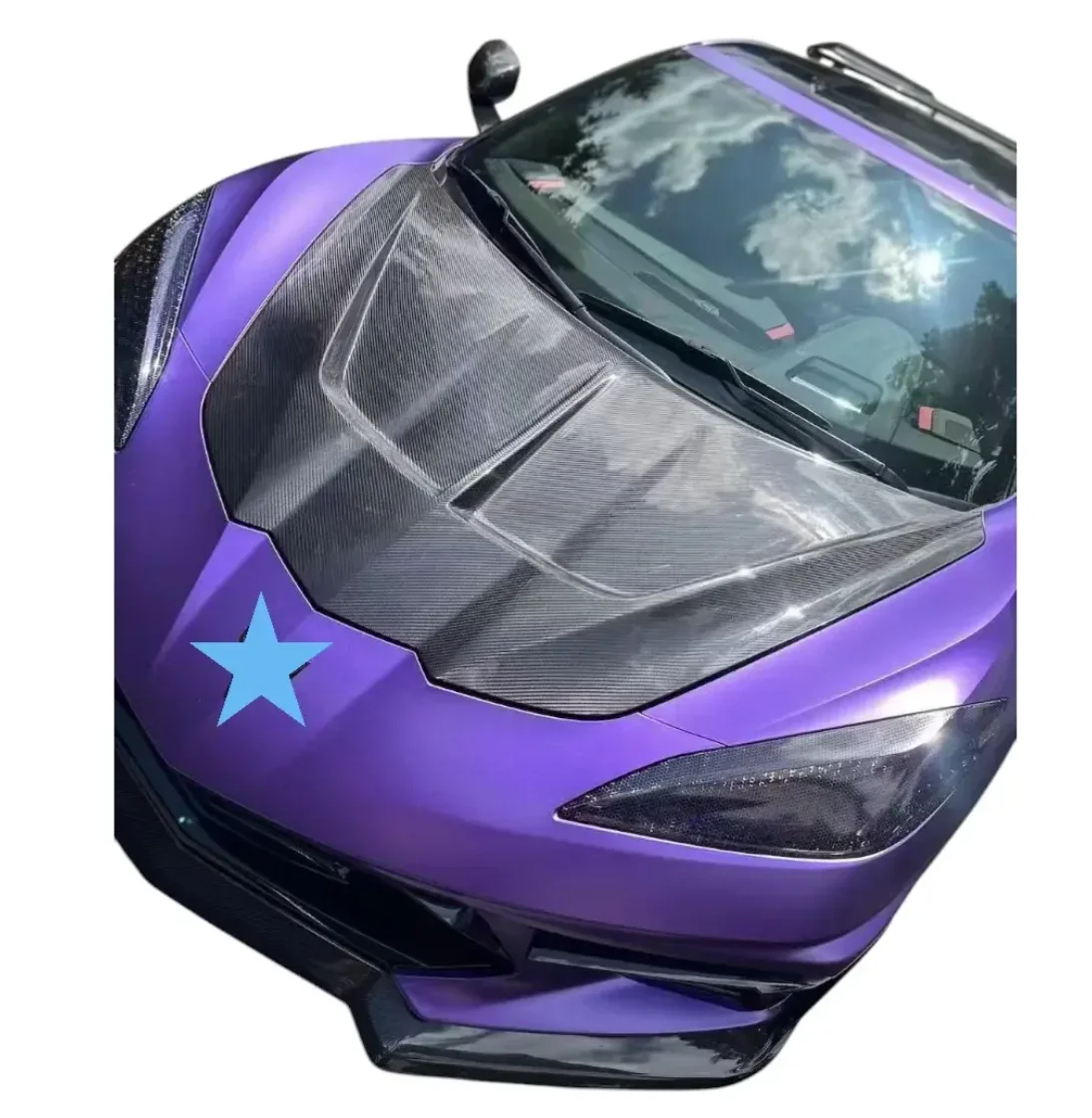 OEM Style Carbon Fiber Engine Hood Bonnet for Chevrolet Corvette C8 2020+ New Condition with Bolts Included
OEM Style Carbon Fiber Engine Hood Bonnet for Chevrolet Corvette C8 2020+ New Condition with Bolts Included