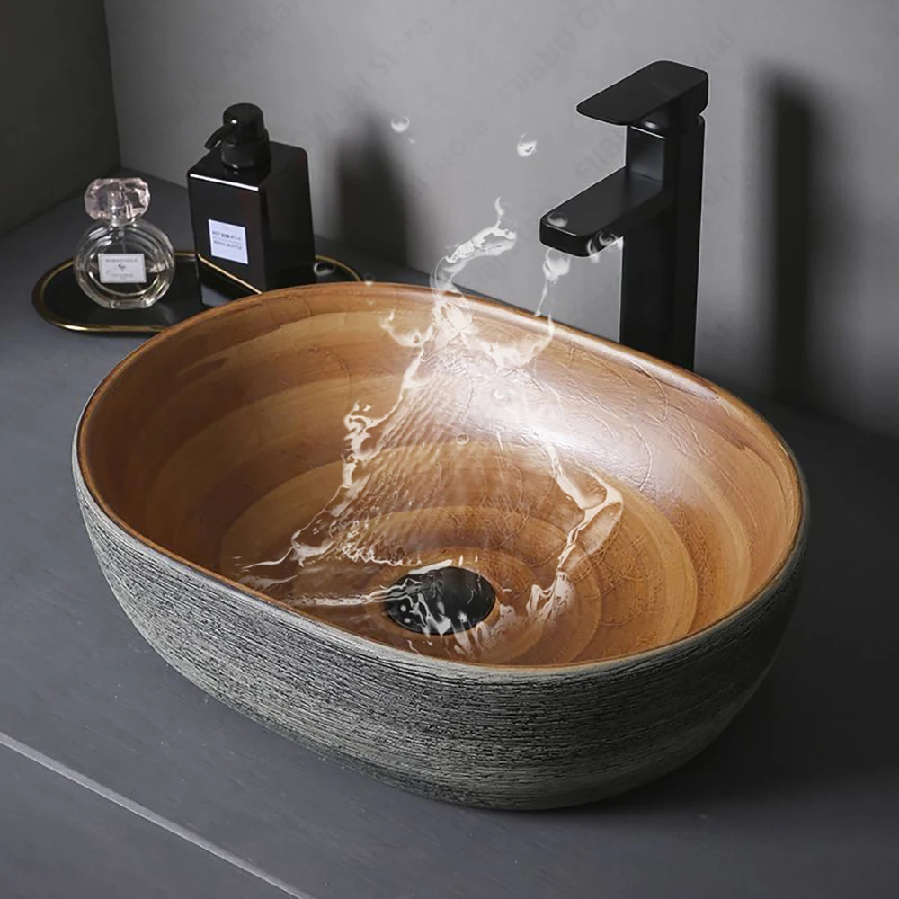 Ceramic Table Sink Porcelain Washbasin Above Counter Vanity Bowl Art Basin Countertop Vessel Sink For Bathroom Balcony Lavatory
Ceramic Table Sink Porcelain Washbasin Above Counter Vanity Bowl Art Basin Countertop Vessel Sink For Bathroom Balcony Lavatory