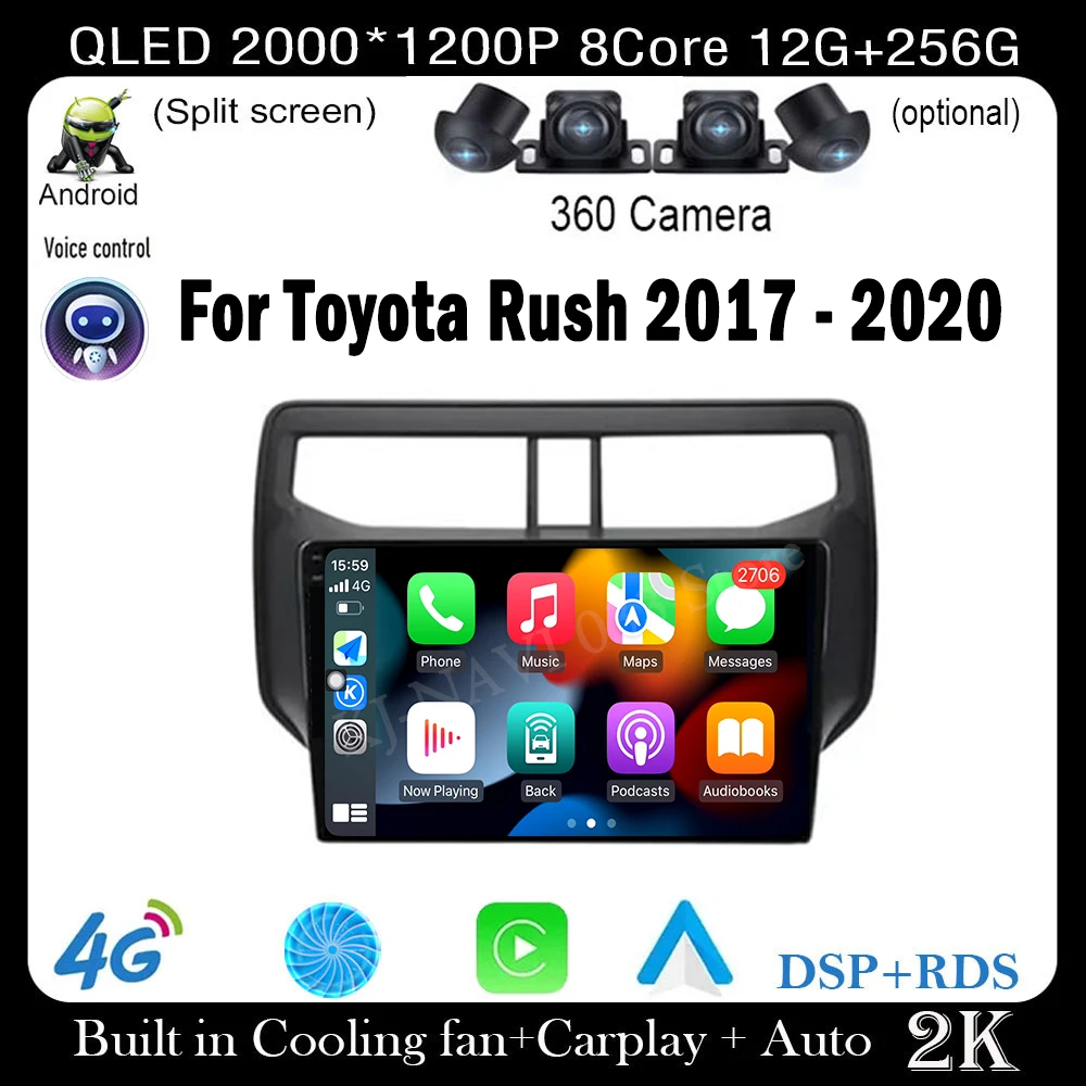 Android 14 DSP IPS/QLED For Toyota Rush 2017 - 2020 Car Radio Multimedia Video Player Auto Audio Stereo GPS Carplay
Android 14 DSP IPS/QLED For Toyota Rush 2017 - 2020 Car Radio Multimedia Video Player Auto Audio Stereo GPS Carplay