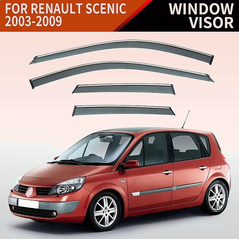For Renault Scenic 2003-2009 Car Window Visor Rain Sun Shade Side Window Deflector Awning Auto Accessories
For Renault Scenic 2003-2009 Car Window Visor Rain Sun Shade Side Window Deflector Awning Auto Accessories