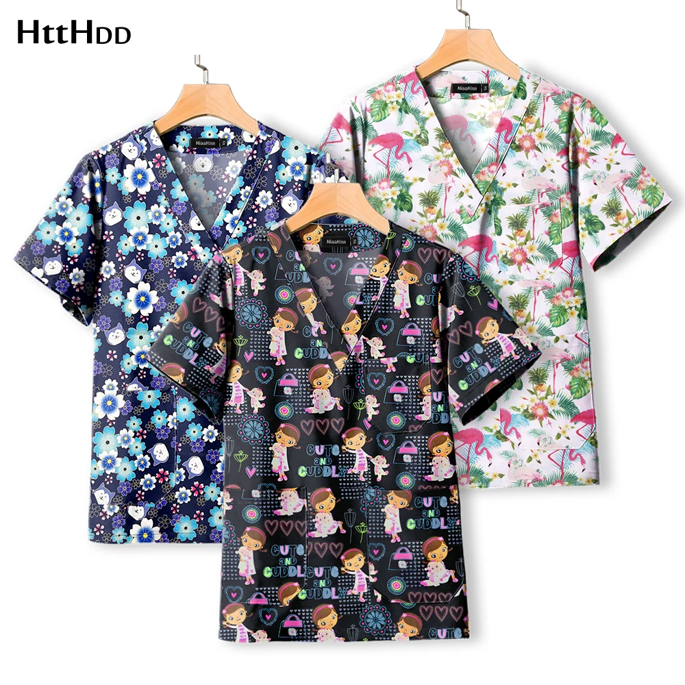 Veterinary Uniform Pet Clinic Pharmacy Scrub Men Women Cartoon Print Cotton Working Clothes Medical Blouses Beauty Nursing Scrub
Veterinary Uniform Pet Clinic Pharmacy Scrub Men Women Cartoon Print Cotton Working Clothes Medical Blouses Beauty Nursing Scrub