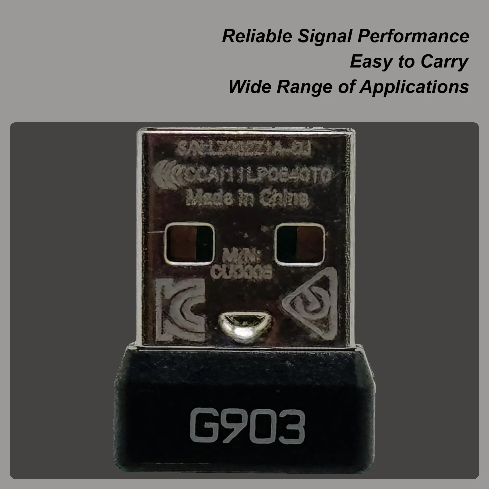 For Logitech G903 USB Receiver Electronic Devices Transmitter Plug And Play Low Latency USB Receiver For Smart Devices Game Work
For Logitech G903 USB Receiver Electronic Devices Transmitter Plug And Play Low Latency USB Receiver For Smart Devices Game Work