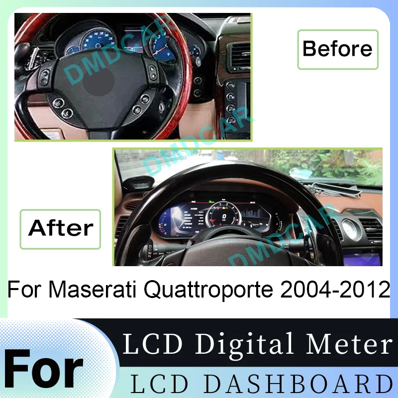 For Maserati Quattroporte 2004 2005 2006 2007-2012 Latest Car LCD Digital Dashboard Panel Instrument Cluster Cock Speedometer
For Maserati Quattroporte 2004 2005 2006 2007-2012 Latest Car LCD Digital Dashboard Panel Instrument Cluster Cock Speedometer