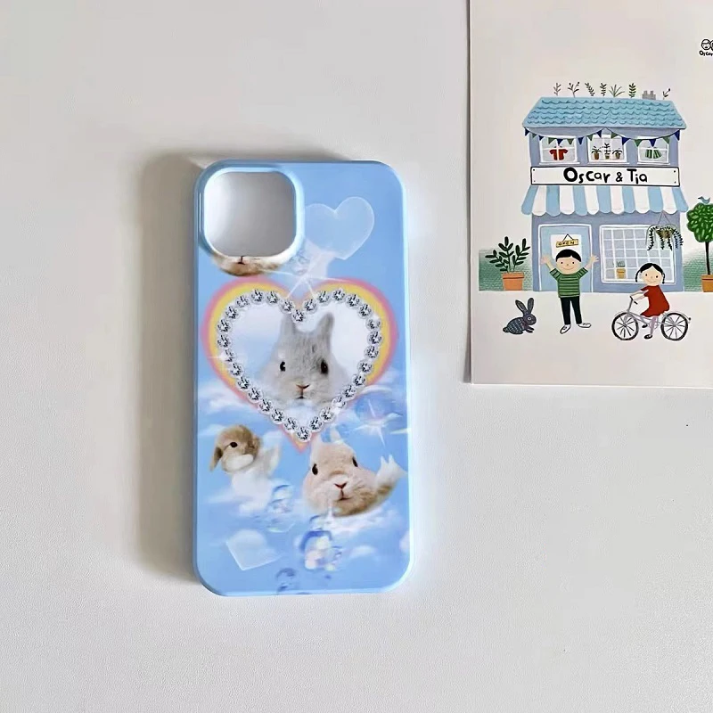 Cute Cartoon Vintage Rabbit Heart Phone Case for iPhone 16 15 14 13 12 11 Pro Max XS XR XSMax 6 7 8 Plus Glossy HD Hard PC Cover
Cute Cartoon Vintage Rabbit Heart Phone Case for iPhone 16 15 14 13 12 11 Pro Max XS XR XSMax 6 7 8 Plus Glossy HD Hard PC Cover