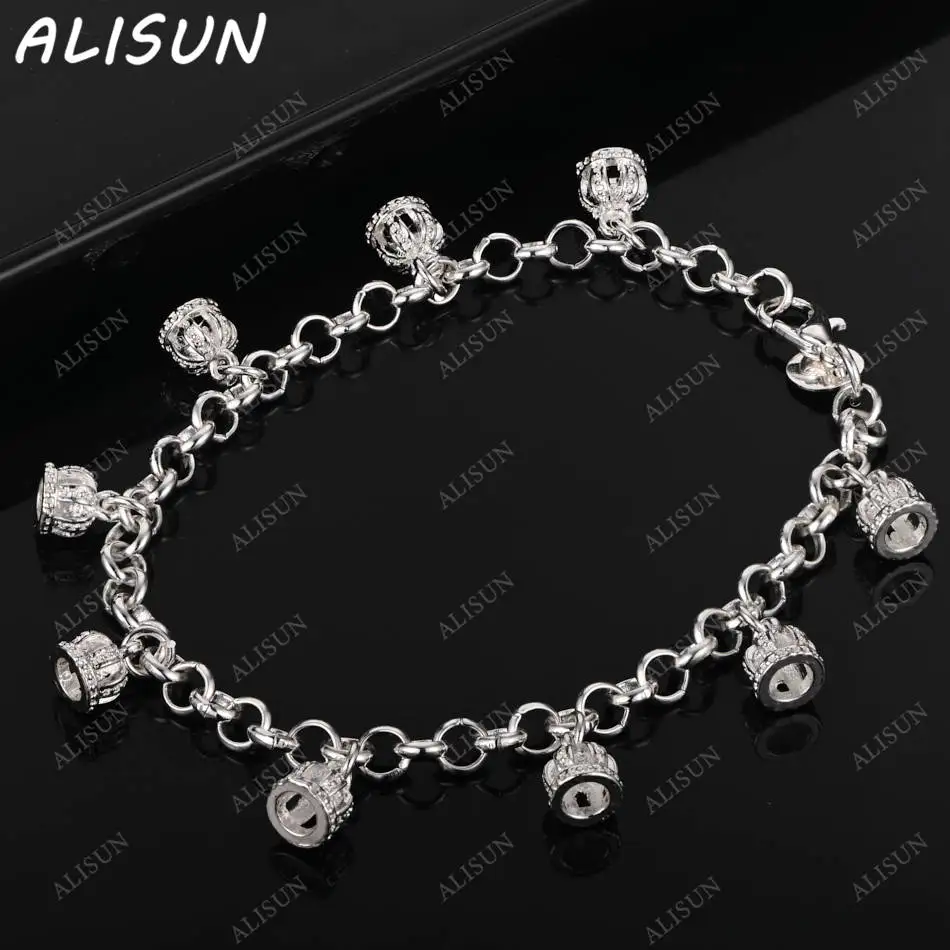 ALISUN 925 Sterling Silver Bracelets For Women Wedding Party Gifts Fashion Accessories Fine Jewelry
ALISUN 925 Sterling Silver Bracelets For Women Wedding Party Gifts Fashion Accessories Fine Jewelry
