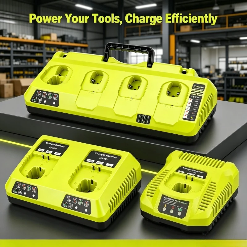 Replacement Charger Compatible With Ryobi 12-18V ONE+ NiCd NiMH Li-ion Battery 1/2/4 Port Optional P117 P180
Replacement Charger Compatible With Ryobi 12-18V ONE+ NiCd NiMH Li-ion Battery 1/2/4 Port Optional P117 P180