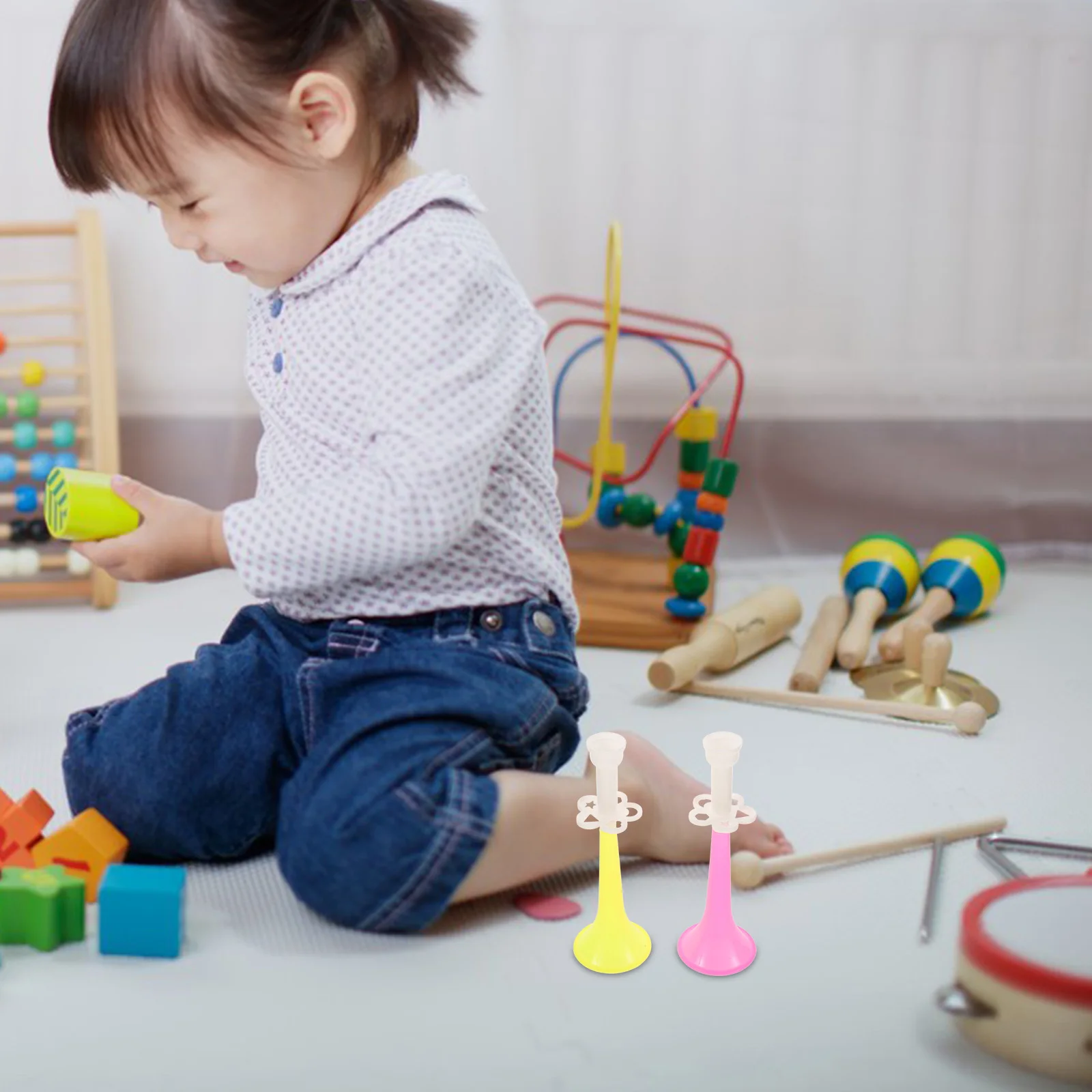 5Pcs Bright Color Plastic Horn Easy Use No Batteries Required Party Game Trumpet for Stadium Football Family Gathering
5Pcs Bright Color Plastic Horn Easy Use No Batteries Required Party Game Trumpet for Stadium Football Family Gathering