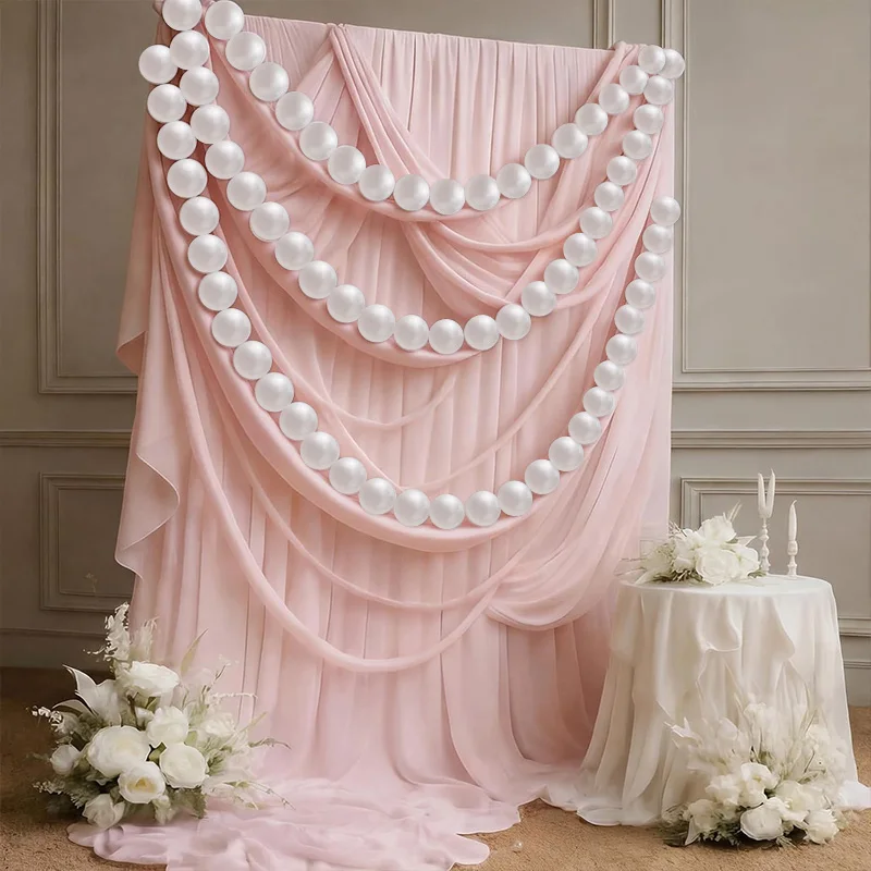 10pcs Large Faux Pearl Plastic Curtain String Background Wall Hanging Decor Prop Wedding Bridal Shower Photo Booth Stage Decor
10pcs Large Faux Pearl Plastic Curtain String Background Wall Hanging Decor Prop Wedding Bridal Shower Photo Booth Stage Decor