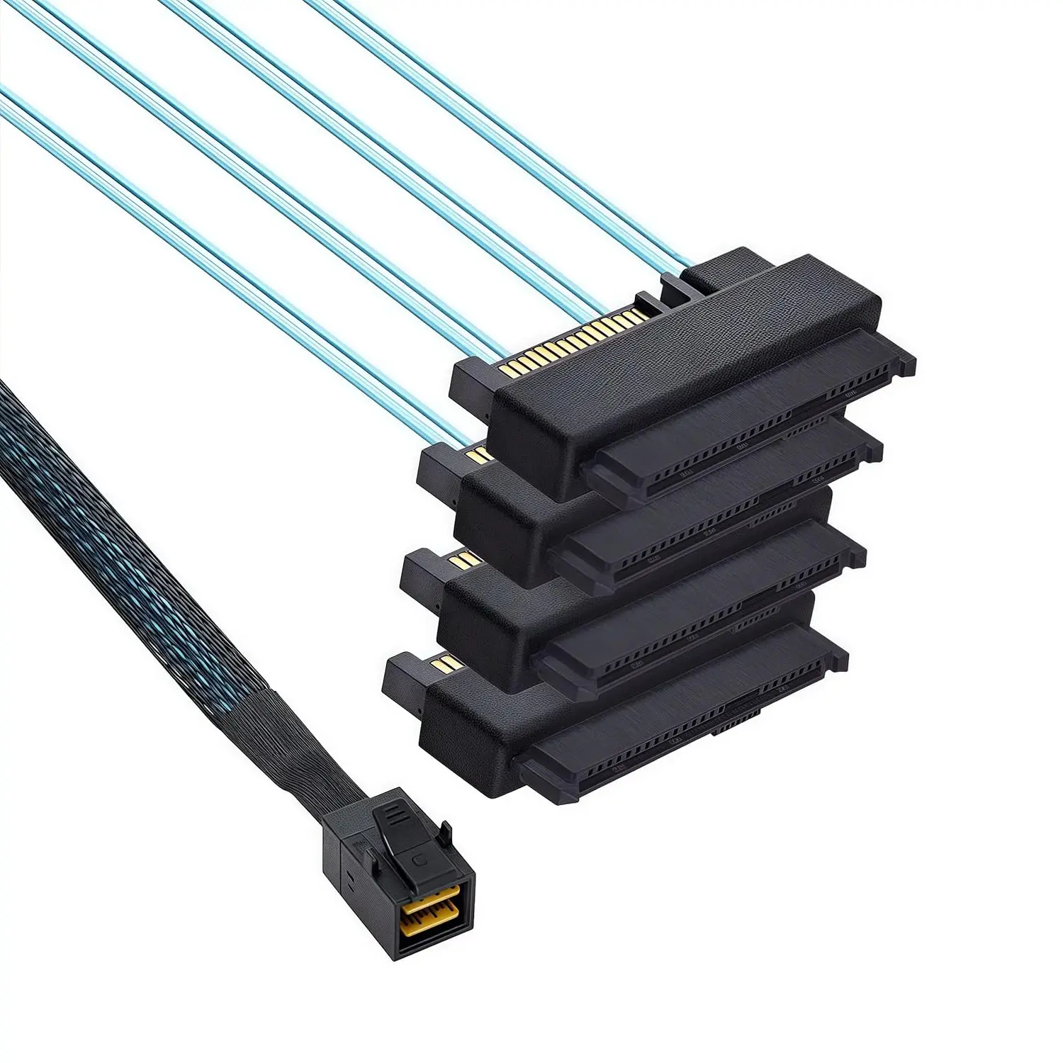 Internal HD Mini SAS SFF-8643 Host To Target 4 SFF-8482 with 15 Pin SATA Power Adapter Motherboard Controller Hard Disk Cable
Internal HD Mini SAS SFF-8643 Host To Target 4 SFF-8482 with 15 Pin SATA Power Adapter Motherboard Controller Hard Disk Cable