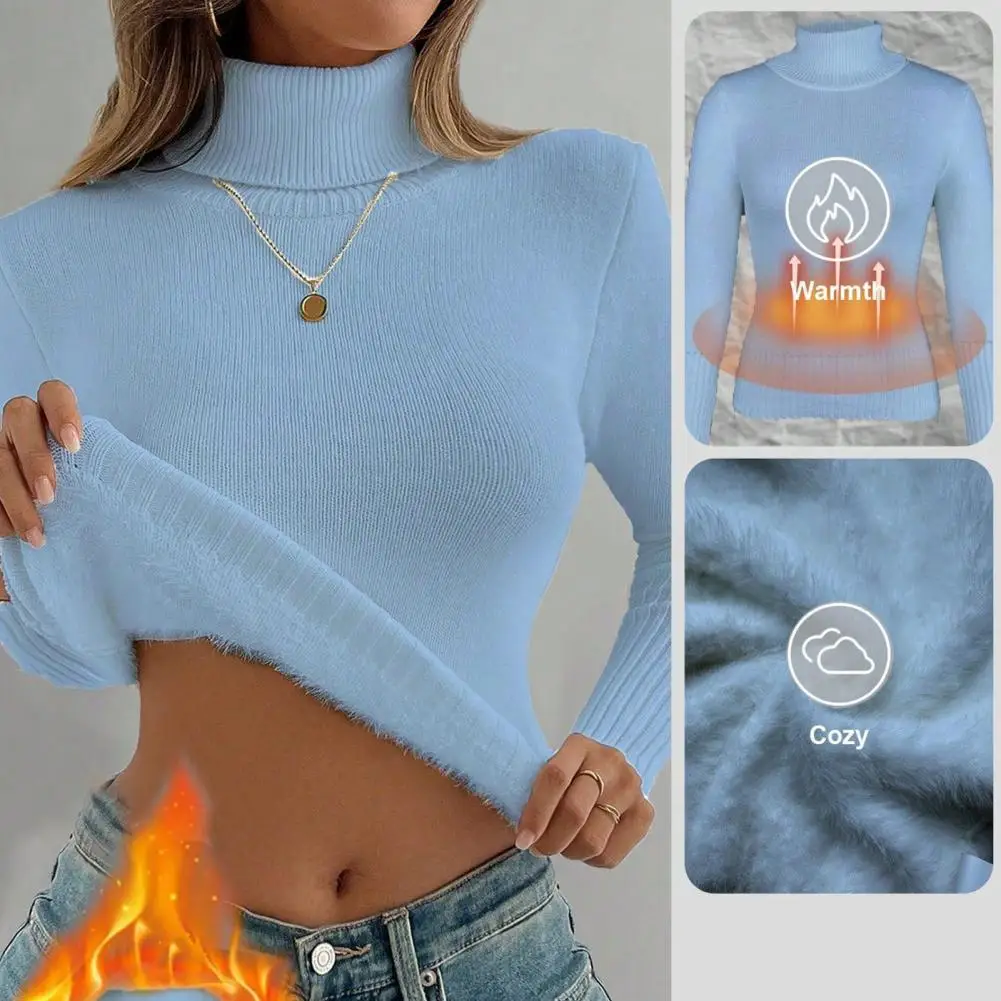 2025 Korean Style Turtleneck Long Sleeve Pullover Fashion Soft Warm Basic Sweater Women's Autumn Winter Slim Solid Knitwear Tops
2025 Korean Style Turtleneck Long Sleeve Pullover Fashion Soft Warm Basic Sweater Women's Autumn Winter Slim Solid Knitwear Tops