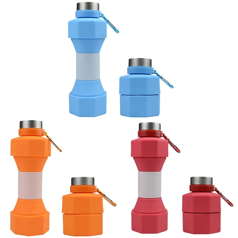 650Ml Silicone Dumbbell Shaped Kettle Outdoor Fitness Cycling Water Bottle Weight Strong Water Drinks Accessories Part Orange
650Ml Silicone Dumbbell Shaped Kettle Outdoor Fitness Cycling Water Bottle Weight Strong Water Drinks Accessories Part Orange