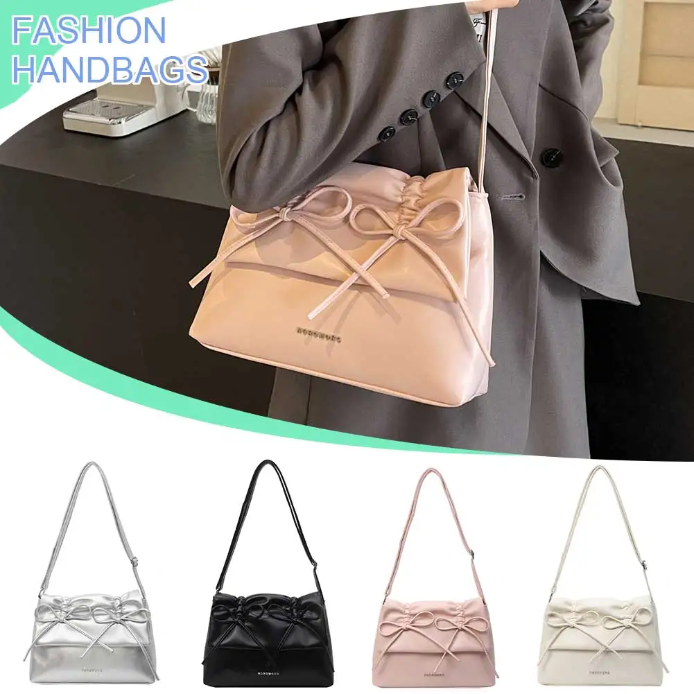 Women Casual Handbag Bowknot Pu Shoulder Bag With Adjustable Shoulder Strap Retro Classic Purse Shopping Bag Solid Color Handbag
Women Casual Handbag Bowknot Pu Shoulder Bag With Adjustable Shoulder Strap Retro Classic Purse Shopping Bag Solid Color Handbag