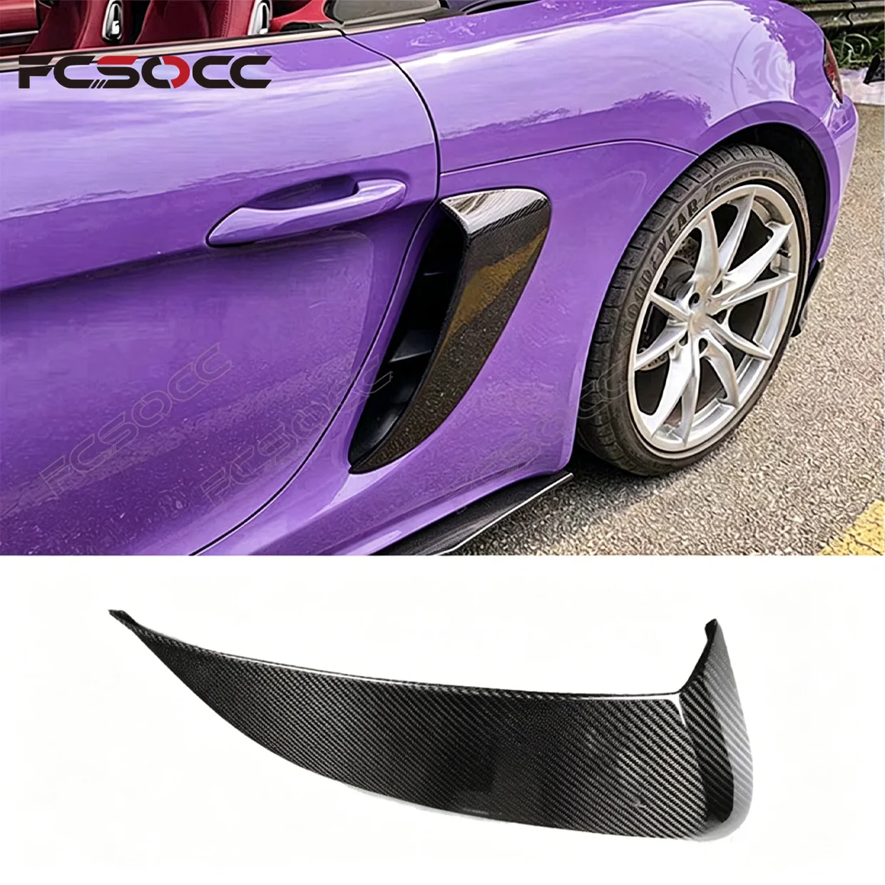 Real Carbon Fiber Side Vents For For Porsche 718 981 Boxster Cayman Car Accessories Side Air Vents 2pcs Grill Bodikit 2013-2023
Real Carbon Fiber Side Vents For For Porsche 718 981 Boxster Cayman Car Accessories Side Air Vents 2pcs Grill Bodikit 2013-2023
