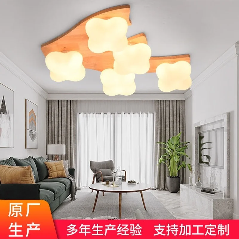 Creative Led Real Wood Ceiling Lights Fixtures E27 Nordic White Cloud Glass Ceiling Lamp Chandelier Living Room Bedroom Lustres
Creative Led Real Wood Ceiling Lights Fixtures E27 Nordic White Cloud Glass Ceiling Lamp Chandelier Living Room Bedroom Lustres