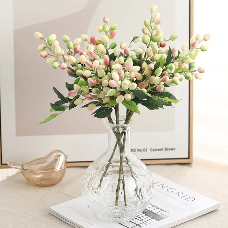 6PCS Autumn Berry Artificial Flower White Fake Bouquet High Quality For Christmas Home Wedding Decoration DIY Craft Arrangement
6PCS Autumn Berry Artificial Flower White Fake Bouquet High Quality For Christmas Home Wedding Decoration DIY Craft Arrangement
