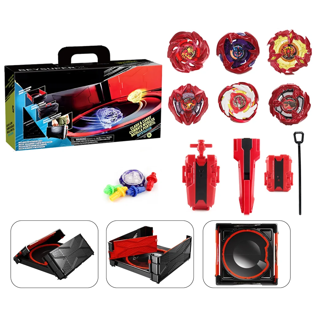 Red 6PCS Set with Stadium Launchers UX-07 BX-23 BX00-31 UX00-01/02 CX00-07 Spinning Tops Gift
Red 6PCS Set with Stadium Launchers UX-07 BX-23 BX00-31 UX00-01/02 CX00-07 Spinning Tops Gift
