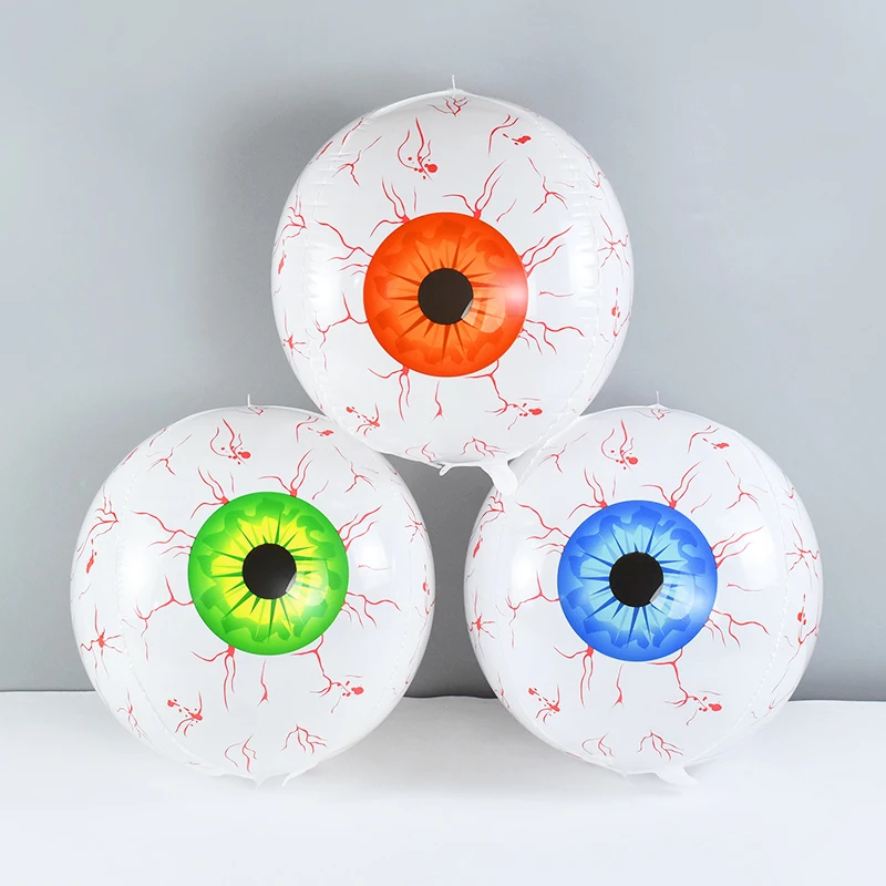 3pcs 22inch Halloween Inflatable Ball Bloodshot Eyeball Helium Foil Balloon Haunted House Halloween Party Decoration Air Globos
3pcs 22inch Halloween Inflatable Ball Bloodshot Eyeball Helium Foil Balloon Haunted House Halloween Party Decoration Air Globos