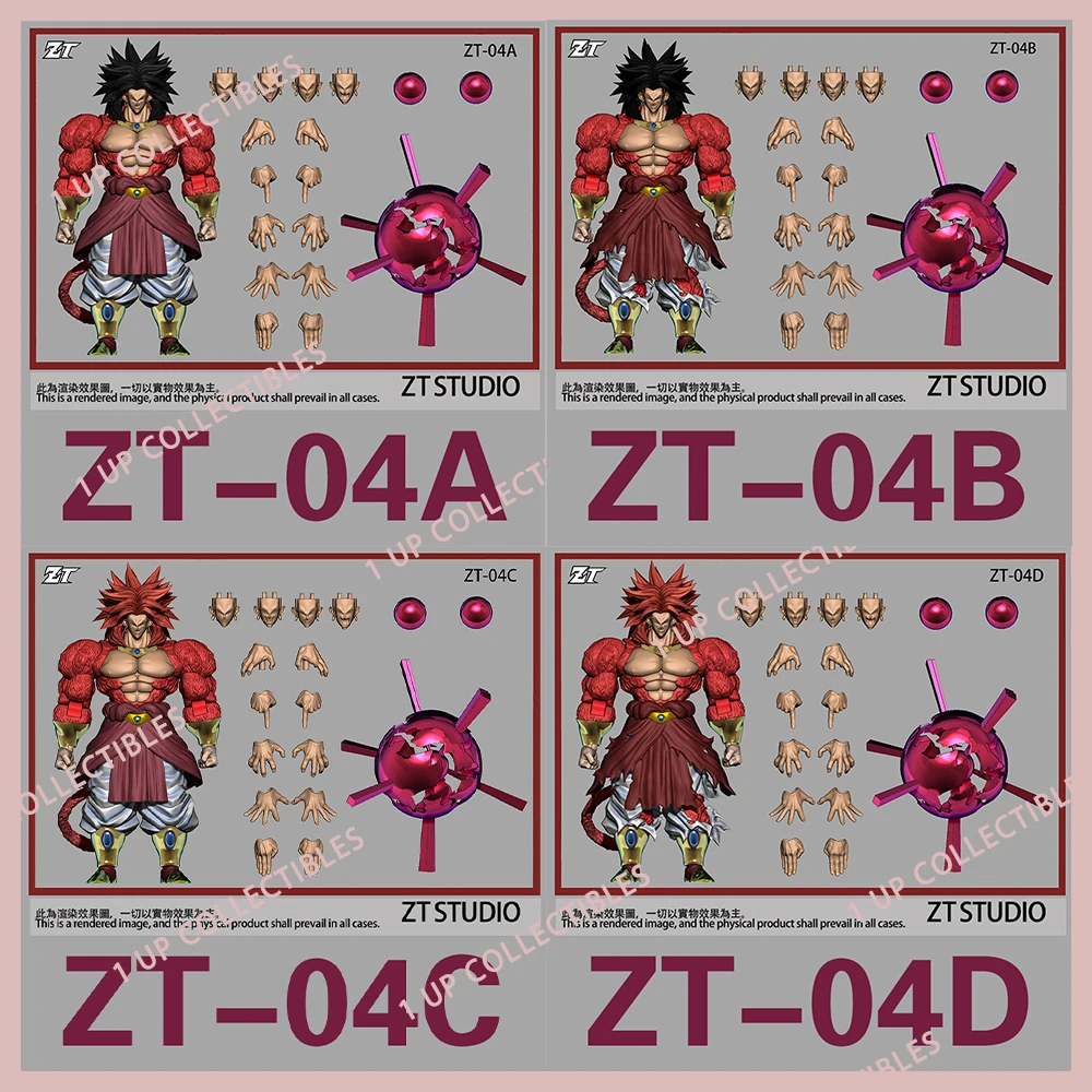 ZT Studio Broly Super Saiyan 4 Action Figure Model Kit Anime Dragon Ball Z Broly Ssj4 Normal Battle Damaged Version Figure Toys
ZT Studio Broly Super Saiyan 4 Action Figure Model Kit Anime Dragon Ball Z Broly Ssj4 Normal Battle Damaged Version Figure Toys