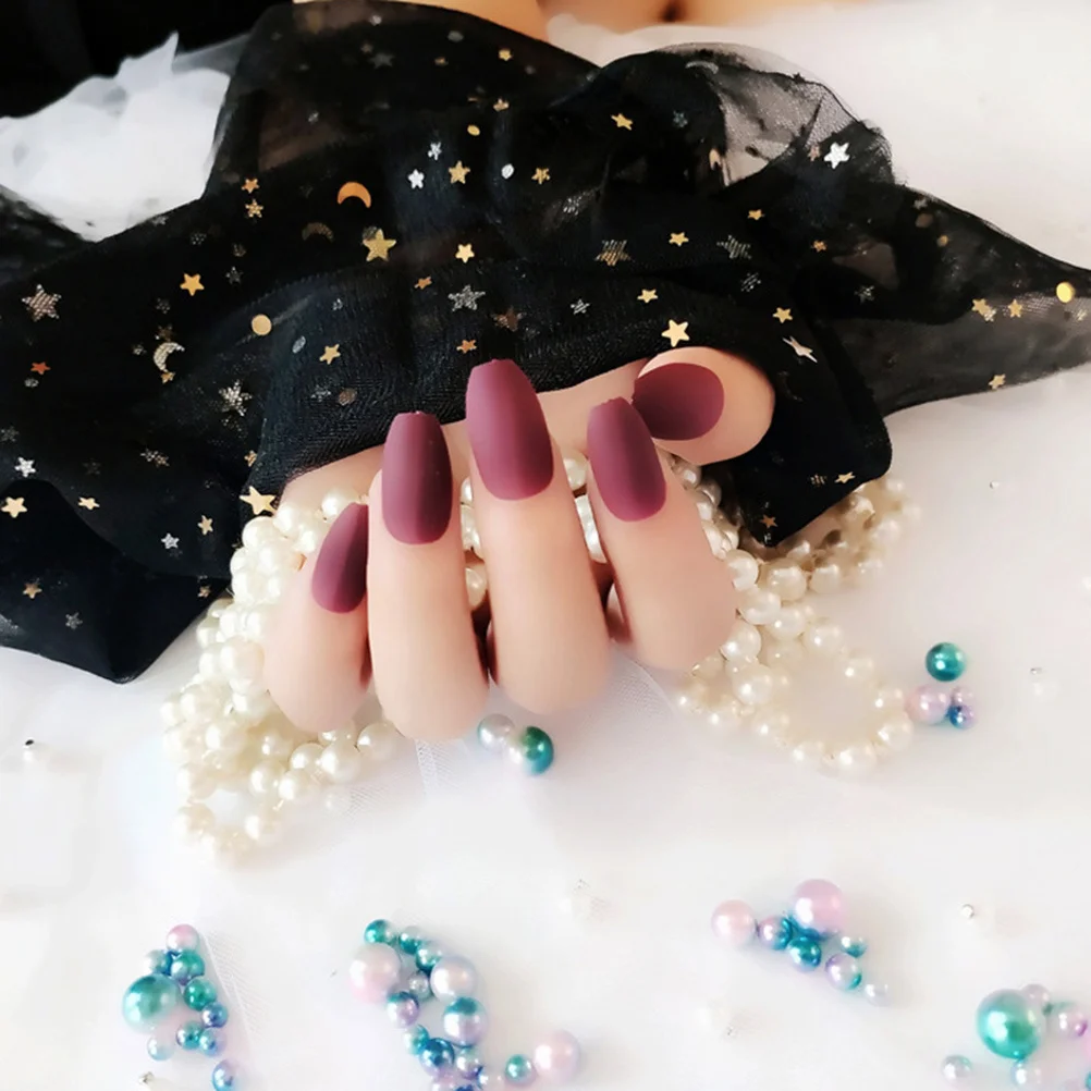 120pcs Matte False Nails Ballerina Fake Nail Tips For Salon Gift Matte False Nail Red Wine Pink Dark Coffee Light Pink
120pcs Matte False Nails Ballerina Fake Nail Tips For Salon Gift Matte False Nail Red Wine Pink Dark Coffee Light Pink