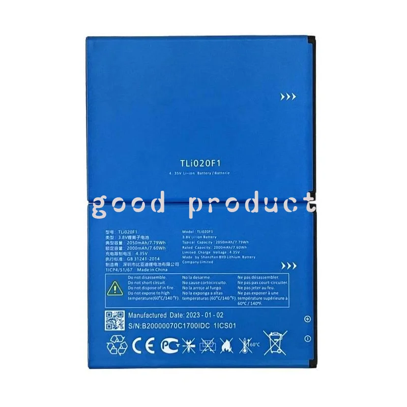 Original 2050mAh TLi020F1 TLi020FA Battery For Alcatel Mobile Phone+Tracking number
Original 2050mAh TLi020F1 TLi020FA Battery For Alcatel Mobile Phone+Tracking number