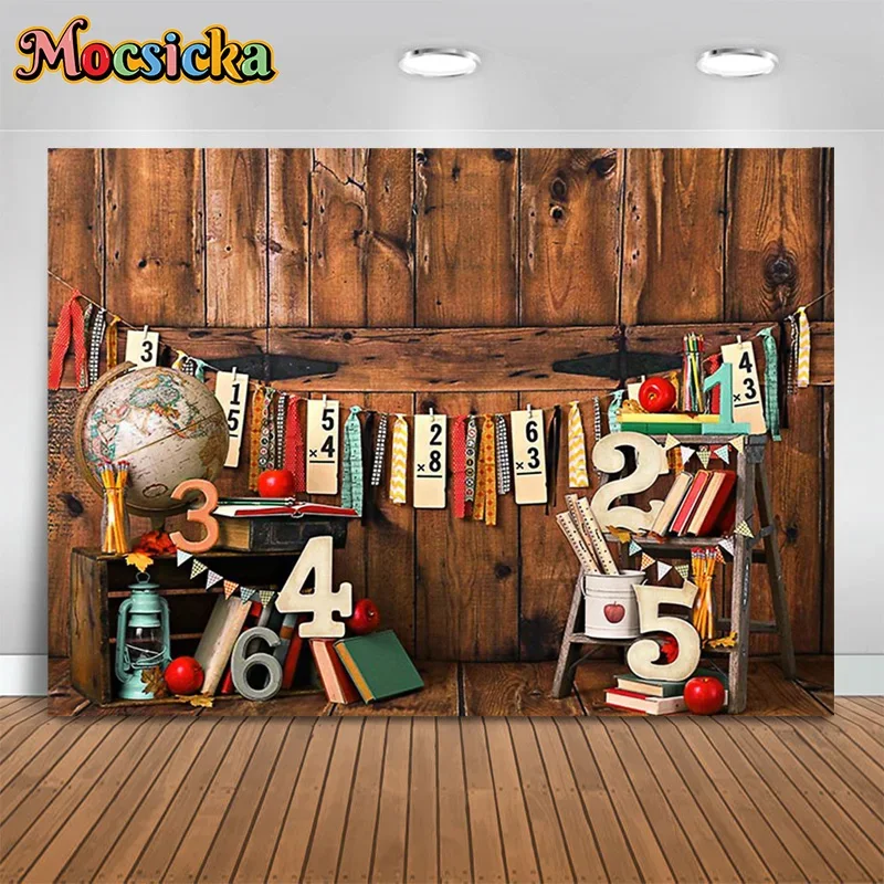 Mocsicka Photography Backdrop Back to School Digital Globe Wooden Board Decor Background Birthday Party Kids Photo Booth Banner
Mocsicka Photography Backdrop Back to School Digital Globe Wooden Board Decor Background Birthday Party Kids Photo Booth Banner