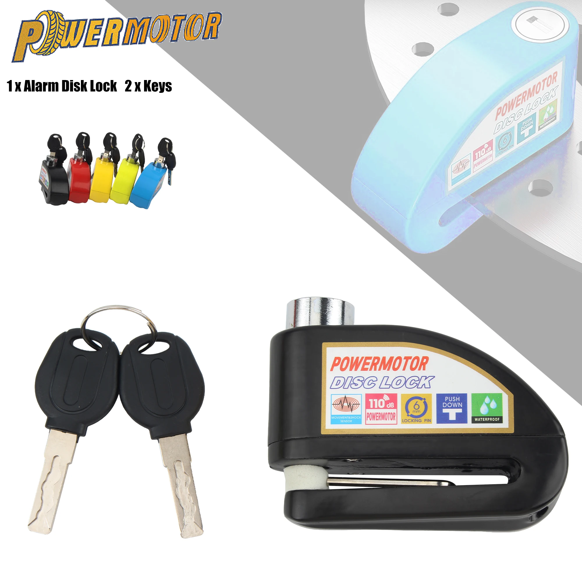 Motorcycle Alarm Anti-theft Lock Wheel Disc Brake Lock with Key for Motocross Moped Scooter Bicycle Aluminum Alloy Safety Lock
Motorcycle Alarm Anti-theft Lock Wheel Disc Brake Lock with Key for Motocross Moped Scooter Bicycle Aluminum Alloy Safety Lock