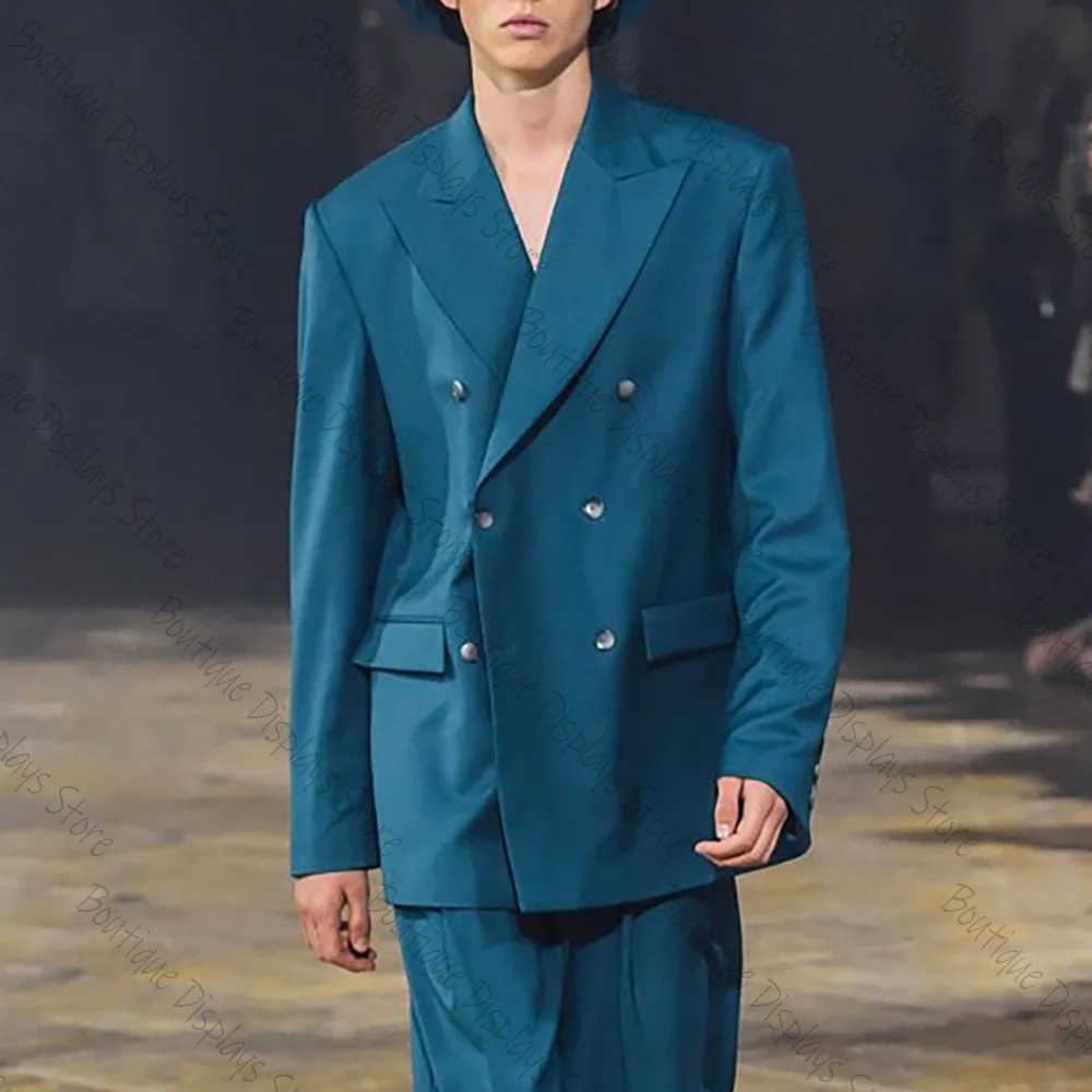 Elegant Straight Blue Double Breasted Men Suit Three-pieces(Jacket+Pants) Party Prom Wedding Set
Elegant Straight Blue Double Breasted Men Suit Three-pieces(Jacket+Pants) Party Prom Wedding Set