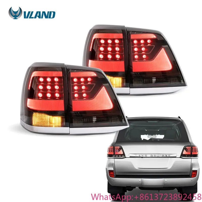 VLAND Wholesales Factory Manufacturer LED Tail Light 2008-2015 Car Lamp Parts Accessories Auto Lighting for Toyota Land Cruiser
VLAND Wholesales Factory Manufacturer LED Tail Light 2008-2015 Car Lamp Parts Accessories Auto Lighting for Toyota Land Cruiser