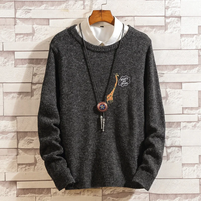 Men's Knitted Long Sve Sweater with irt Collar Fake Two-Piece Sle Autumn Winter Faionable Outerwear Comfortable Fit
Men's Knitted Long Sve Sweater with irt Collar Fake Two-Piece Sle Autumn Winter Faionable Outerwear Comfortable Fit