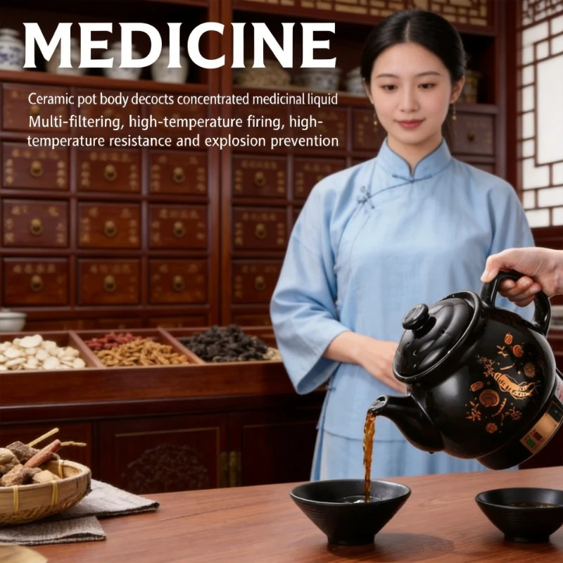 Fully Automatic Ceramic Herbal Decoction Pot Household Smart Medicine Boiling Kettle
Fully Automatic Ceramic Herbal Decoction Pot Household Smart Medicine Boiling Kettle