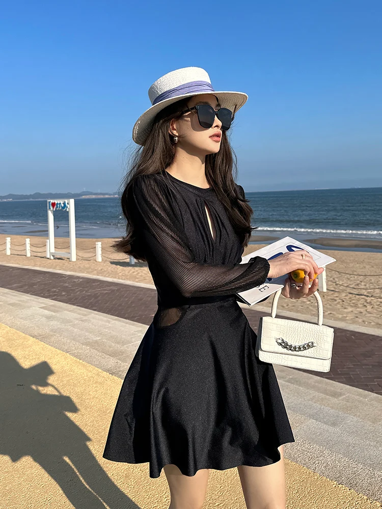 Сексуальный купальник с длинными рукавами для девушек больших размеров, термостойкий, для спа-процедур, с фиксированными вкладышами для груди, повседневный купальник от Tagkita
Сексуальный купальник с длинными рукавами для девушек больших размеров, термостойкий, для спа-процедур, с фиксированными вкладышами для груди, повседневный купальник от Tagkita