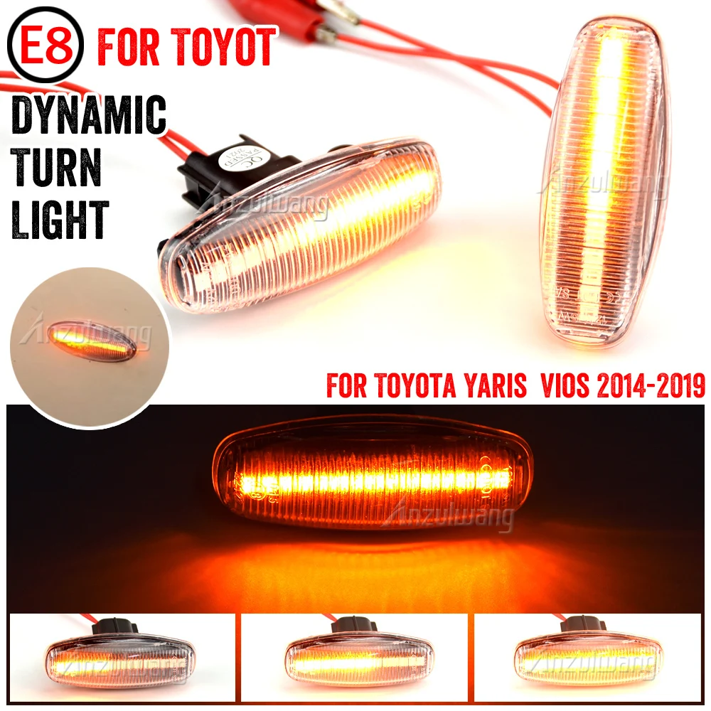 High quality 2pcs For Toyota Vios (2014-2019) Toyota Yaris LED Side Marker Lamp Turn Signal Dynamic Lights
High quality 2pcs For Toyota Vios (2014-2019) Toyota Yaris LED Side Marker Lamp Turn Signal Dynamic Lights