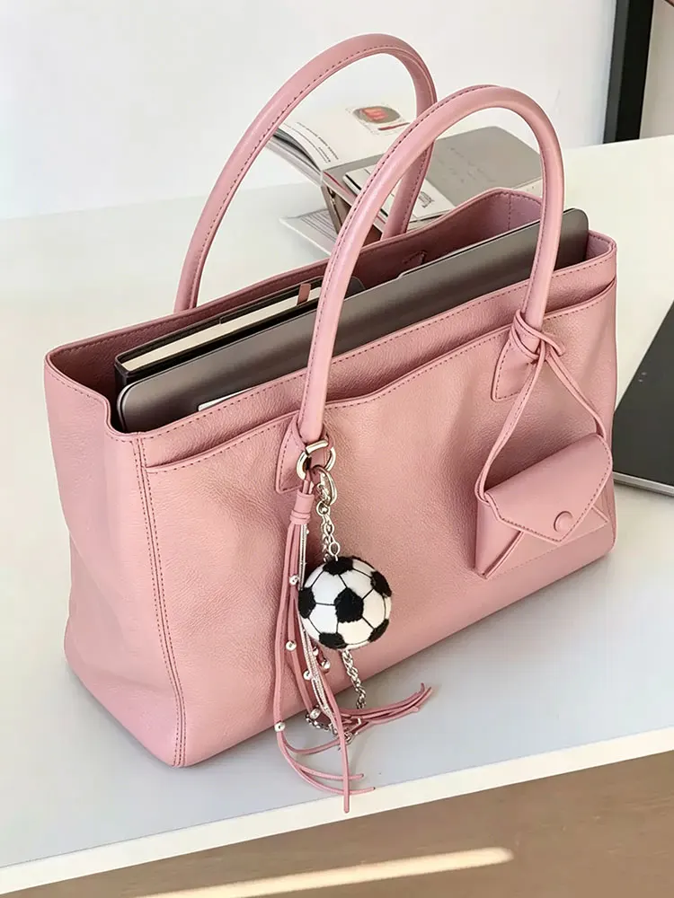 Pink Commuter Dual Compartment Tote Bag Women's 2026 New High-End Elegant Underarm Briefcase Summer Shoulder Handbag
Pink Commuter Dual Compartment Tote Bag Women's 2026 New High-End Elegant Underarm Briefcase Summer Shoulder Handbag