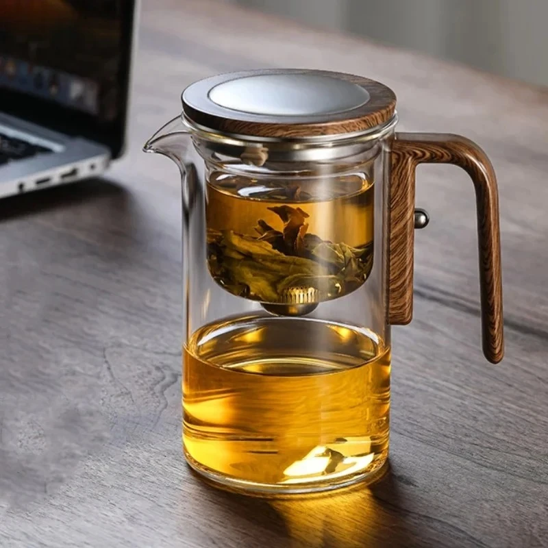 JUSTINLAU 600/800ML Glass Teapot One Click Magnetic Switch Tea Filtration Tea Pot Brewing Kettle Tea Water Separation Container
JUSTINLAU 600/800ML Glass Teapot One Click Magnetic Switch Tea Filtration Tea Pot Brewing Kettle Tea Water Separation Container