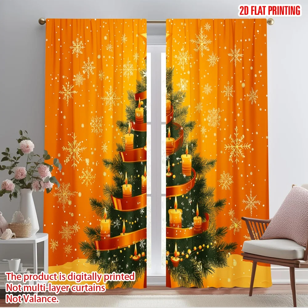 2pcs,2D plane printing Curtain Fabric Christmas Tree Candles Ornaments (3) Versatile Polyester Fabric (without rod) Gifts Use
2pcs,2D plane printing Curtain Fabric Christmas Tree Candles Ornaments (3) Versatile Polyester Fabric (without rod) Gifts Use