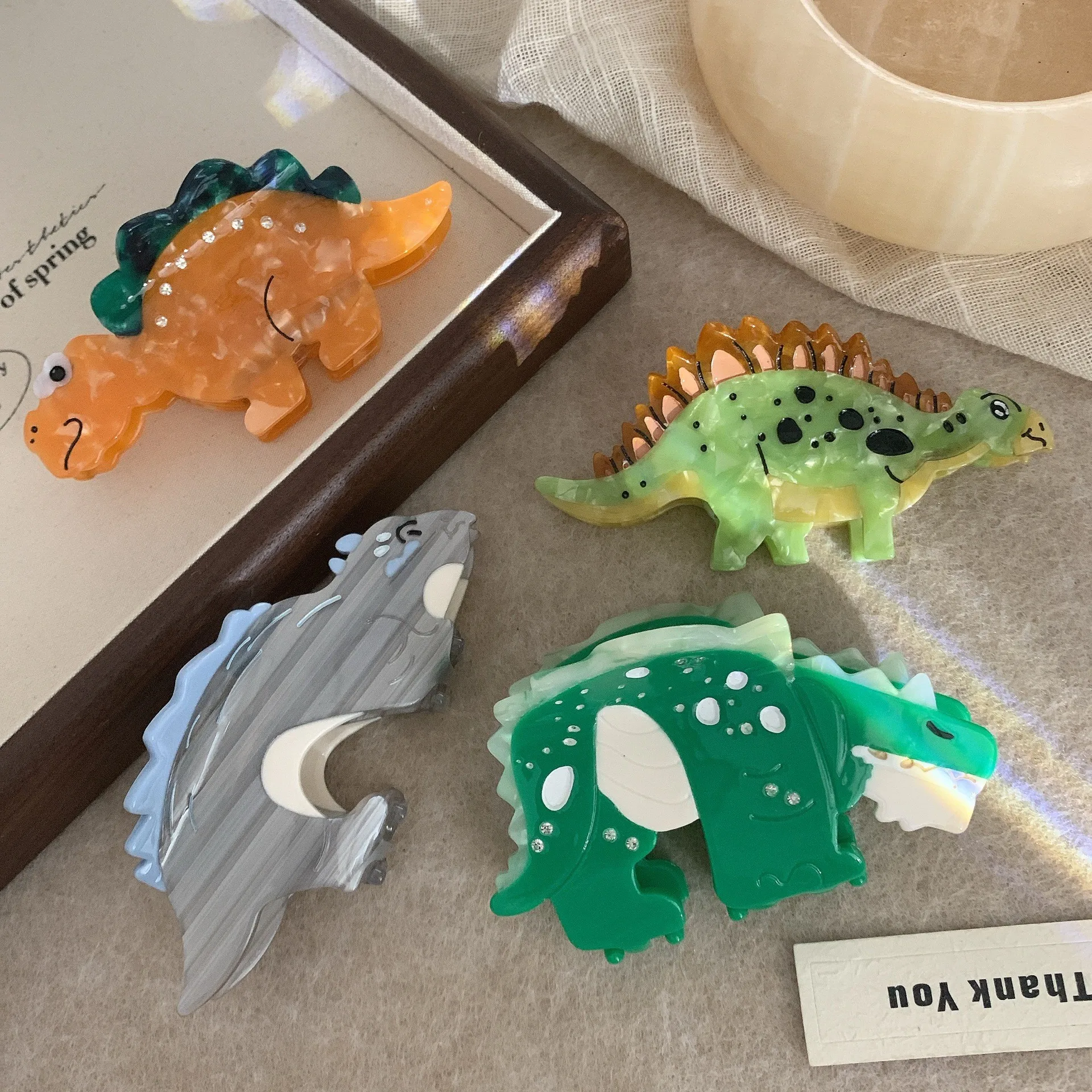 New Cartoon Animal Dinosaur Hair Clip Personality Cute Acetate Grab Clip Shark Clip Hair Grab for Woman Girl Hair Accessories
New Cartoon Animal Dinosaur Hair Clip Personality Cute Acetate Grab Clip Shark Clip Hair Grab for Woman Girl Hair Accessories