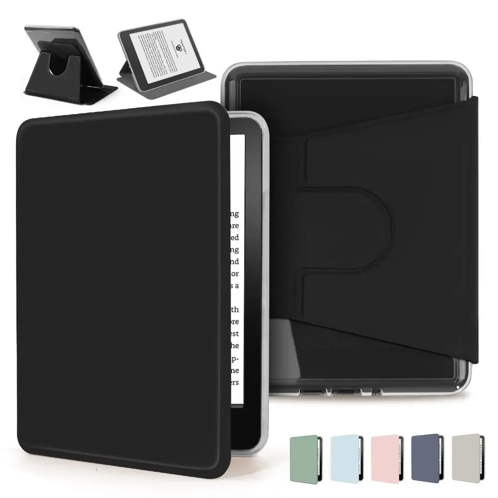 Auto Wake/Sleep e-Reader Case Adjustable 360 Rotation Protective Case for Kindle Paperwhite 5 (11th Generation) 2021 6.8 inch