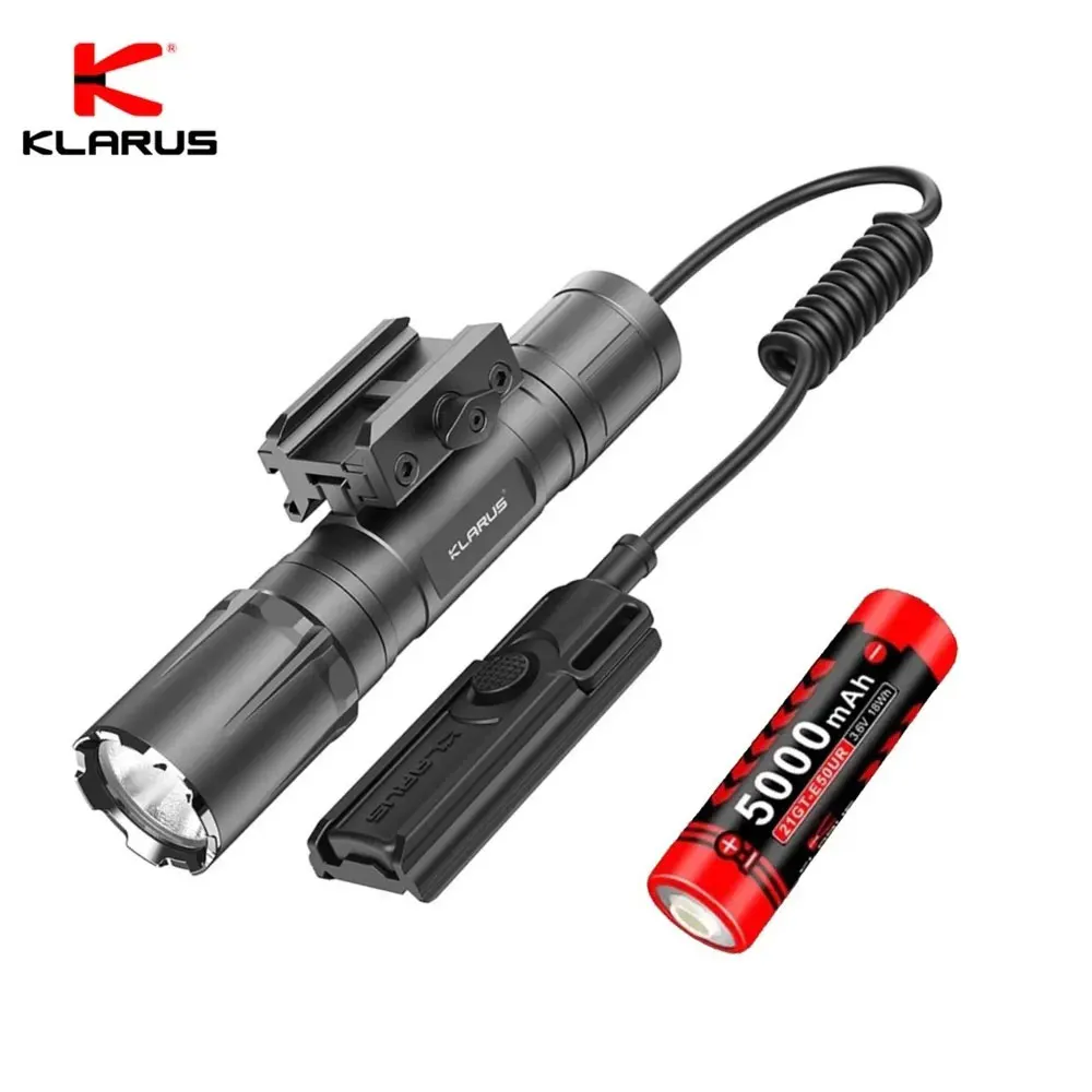 Klarus GL4 Rechargeable Torch Lighter 3300LM Tactical Flashlight 21700 Battery with Removable Slide Rail Mount and Remote Switch
Klarus GL4 Rechargeable Torch Lighter 3300LM Tactical Flashlight 21700 Battery with Removable Slide Rail Mount and Remote Switch