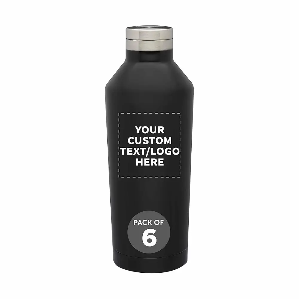 Custom Stainl Steel Water Bottles 17 Oz. Set Of 6, Personalized Bulk Pa - Double Wall, Perfect For Coffee, Soda, Other Hot &
Custom Stainl Steel Water Bottles 17 Oz. Set Of 6, Personalized Bulk Pa - Double Wall, Perfect For Coffee, Soda, Other Hot &