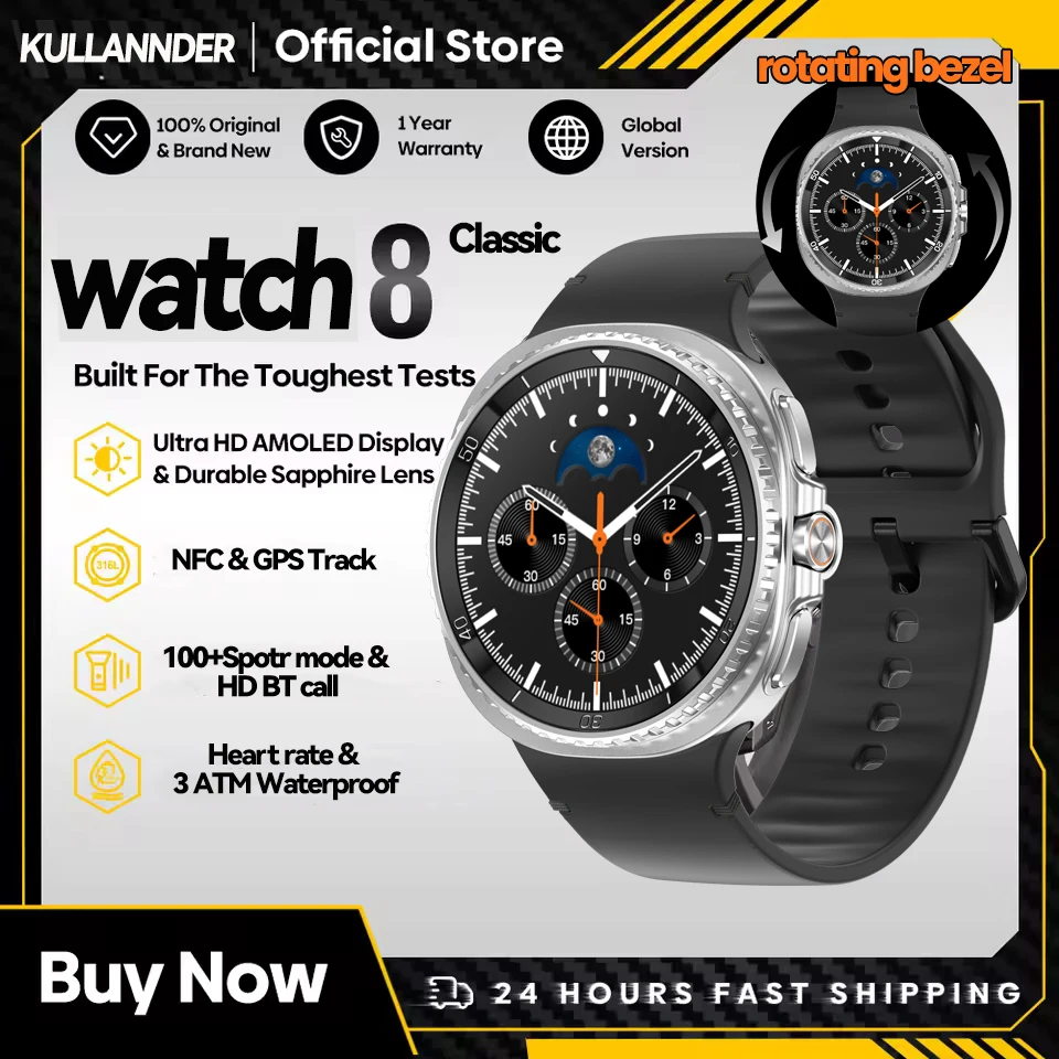 Часы 8 Классические Смарт-часы Мужчины Женщины 1,43 "HD AMOLED Голосовой вызов Часы Ultra NFC GPS Трекер Спортивные часы Пользовательский циферблат 2025 Новый
Часы 8 Классические Смарт-часы Мужчины Женщины 1,43 "HD AMOLED Голосовой вызов Часы Ultra NFC GPS Трекер Спортивные часы Пользовательский циферблат 2025 Новый