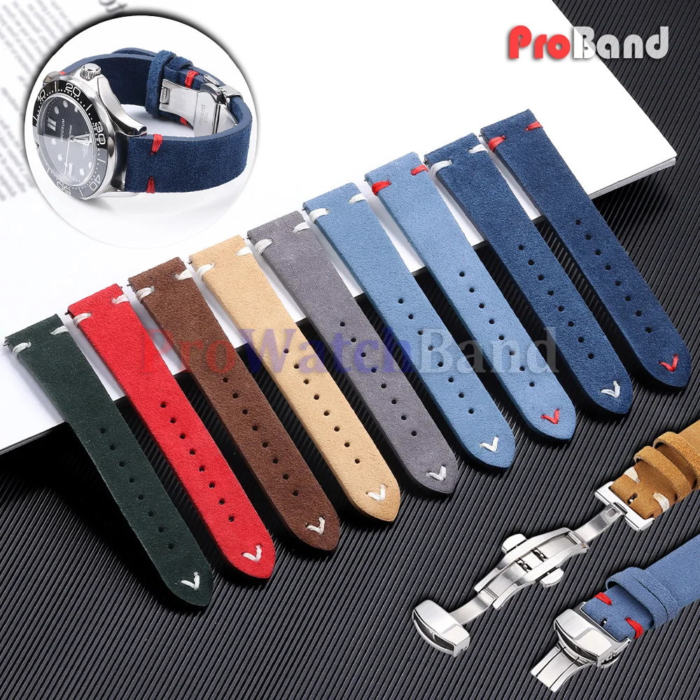 Wristbelt 18mm 20mm 22mm Quick Release Soft Suede Leather Watch Straps Blue Khaki Yellow Red Smartwatch Band Women Men Bracelet
Wristbelt 18mm 20mm 22mm Quick Release Soft Suede Leather Watch Straps Blue Khaki Yellow Red Smartwatch Band Women Men Bracelet
