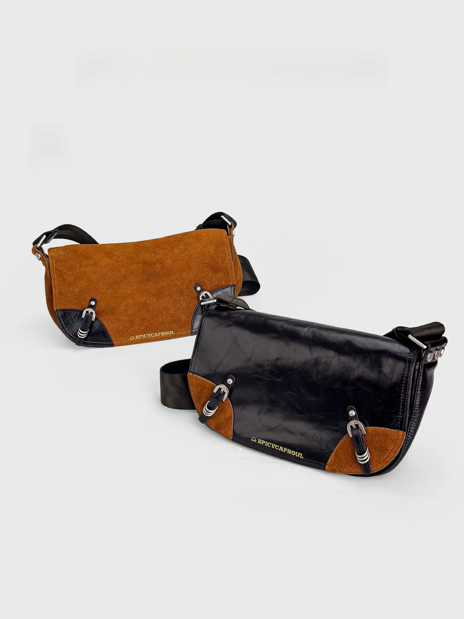 Retro SpicyCapSoul Leather Motorcycle Bag Shoulder Crossbody Bag for Women Eye Bags Black Eye Bags Ladies Handbags
Retro SpicyCapSoul Leather Motorcycle Bag Shoulder Crossbody Bag for Women Eye Bags Black Eye Bags Ladies Handbags