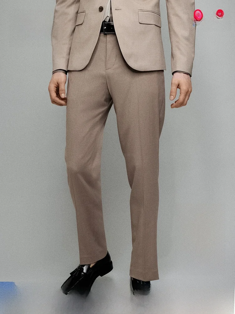 H&M Men's Stand Fit Dr Pants 2624 Long Trousers Polyester 65% Viscose 33% Spandex 2% Workwear Faion Clothing
H&M Men's Stand Fit Dr Pants 2624 Long Trousers Polyester 65% Viscose 33% Spandex 2% Workwear Faion Clothing