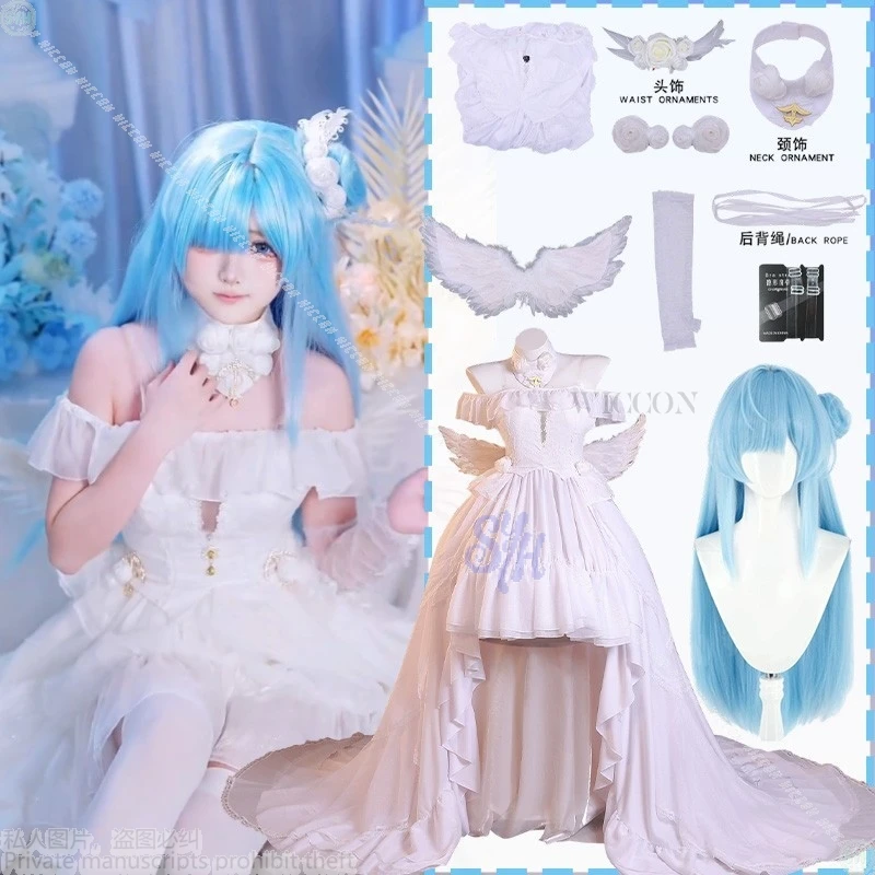 Аниме игра Azur Lane Косплей Januss Костюм 코스프레 Kawaii Белый цветок Свадебное платье Кружевной вечер Лолита Угловые крылья Хэллоуин Cos
Аниме игра Azur Lane Косплей Januss Костюм 코스프레 Kawaii Белый цветок Свадебное платье Кружевной вечер Лолита Угловые крылья Хэллоуин Cos