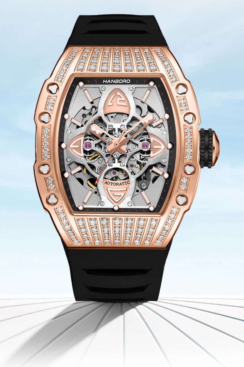 HANBORO 2022 new Luxury Mens watch Fashion Automatic Watch Trend Mechanical Watches Luminous Sports man Wristwatch reloj hombre
HANBORO 2022 new Luxury Mens watch Fashion Automatic Watch Trend Mechanical Watches Luminous Sports man Wristwatch reloj hombre