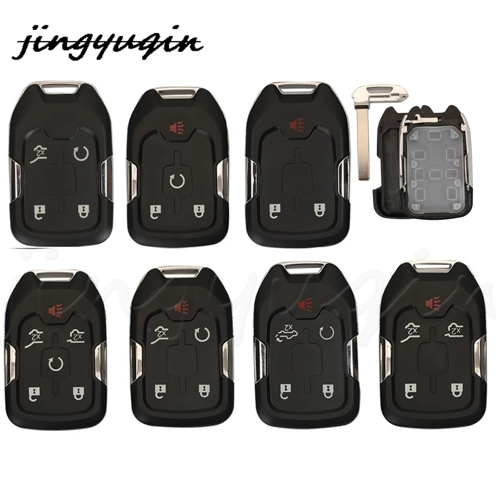 Чехол для ключа с дистанционным управлением jingyuqin 3/4/5/6BTN, оболочка для Chevrolet Tahoe Silverado пригородного тапого GMC, придорожной местности YUKON
Чехол для ключа с дистанционным управлением jingyuqin 3/4/5/6BTN, оболочка для Chevrolet Tahoe Silverado пригородного тапого GMC, придорожной местности YUKON