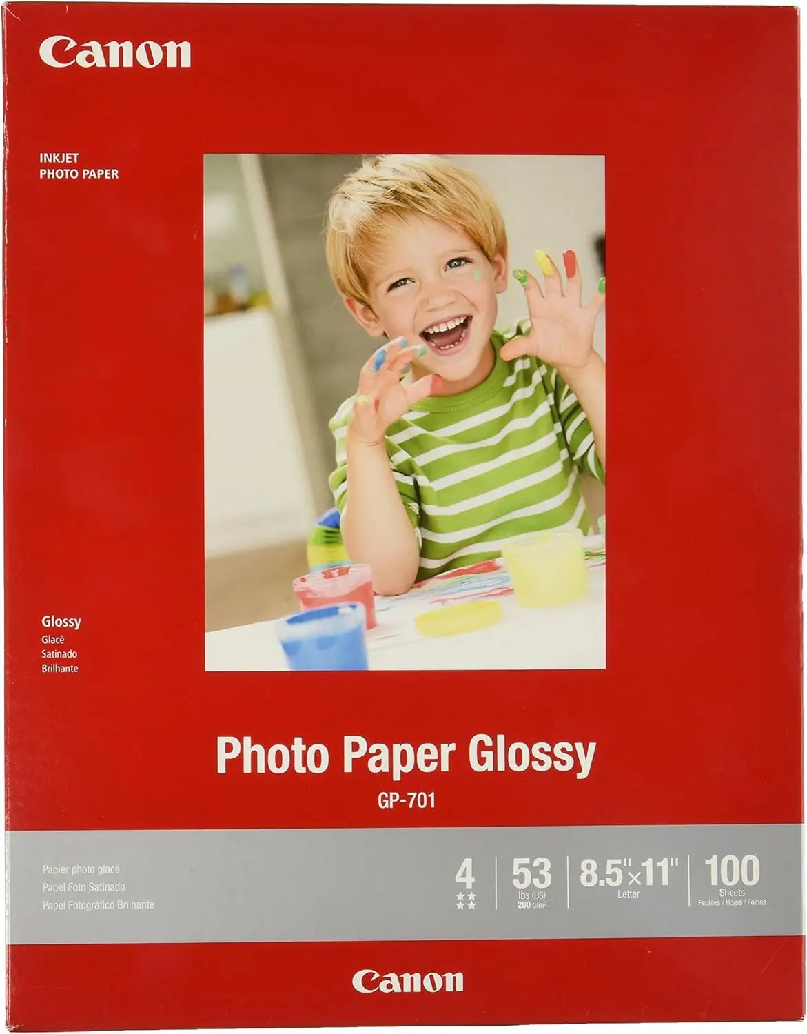 Glossy Photo Paper 8.5x11 100 Sheets for Vibrant Prints
Glossy Photo Paper 8.5x11 100 Sheets for Vibrant Prints