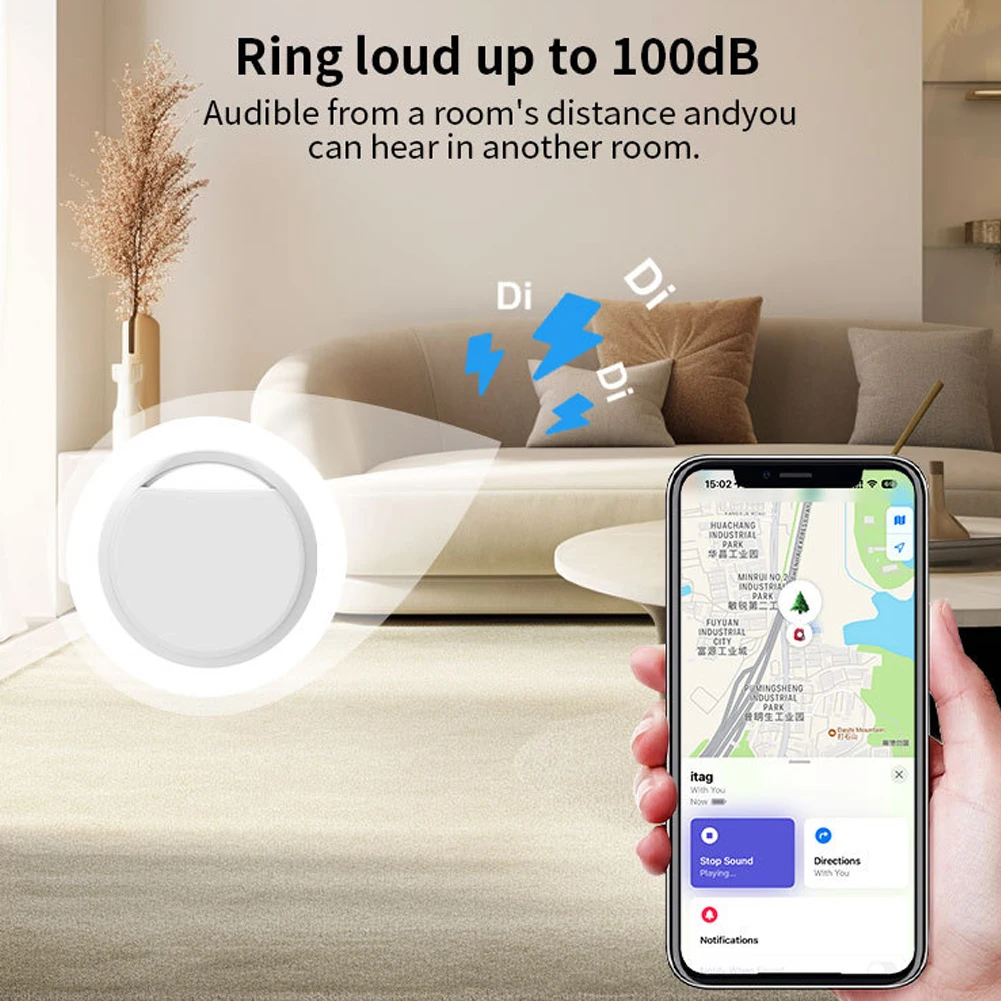 Совместимый Bluetooth-трекер Find My Network, устройство против потери, трекер местоположения домашних животных для iPhone Finder для ключей, сумок, кошек
Совместимый Bluetooth-трекер Find My Network, устройство против потери, трекер местоположения домашних животных для iPhone Finder для ключей, сумок, кошек